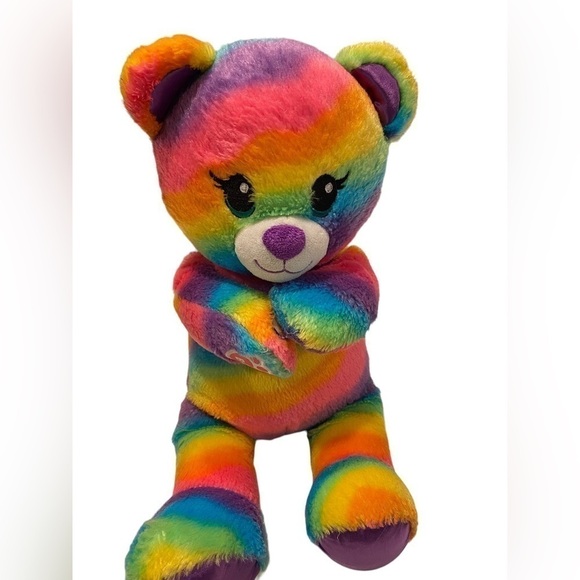 Build-A-Bear Limited edition Rainbow Friends Teddy Bear Plush w/connecting hands - Picture 1 of 16